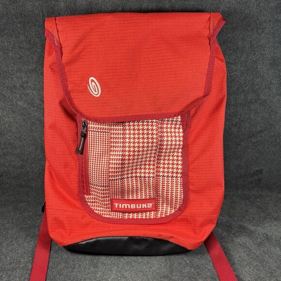 TIMBUK2 Size M Red Commuter Cycling BACKPACK BAG Candybar Flap 17"